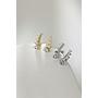 ARETES BRILLANTES ALARGADOS